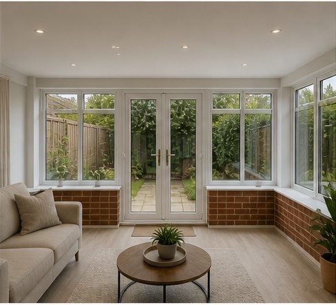 Conservatory after — AI concept visualisation